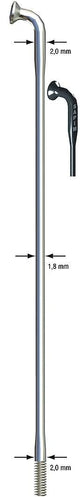Sapim spaak race spoke race sst 2x1,8x276mm db b