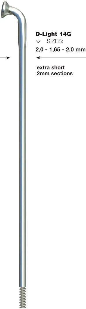 Sapim spaak d-light spoke d-loght sst db 2x1,65x274mm b