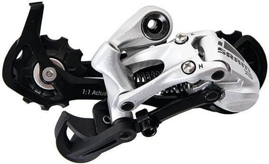 Sram schaltwerk x5 rear derail. x5 9-sp long cage sil.