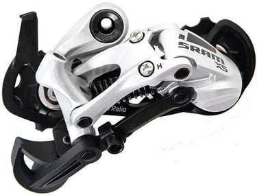 Sram achterderailleur x5 rear derail. x5 9-sp med.cage sil.