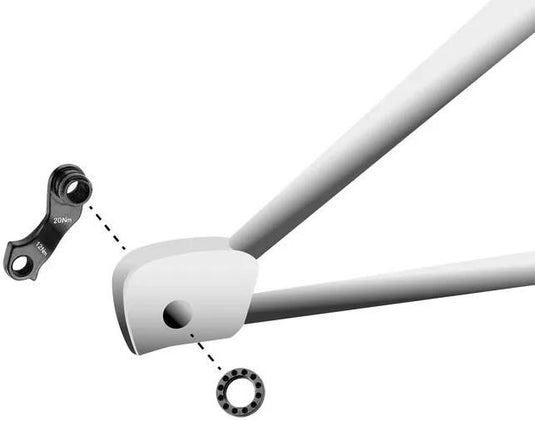 Union schaltauge dropout gh-099 incl. screws