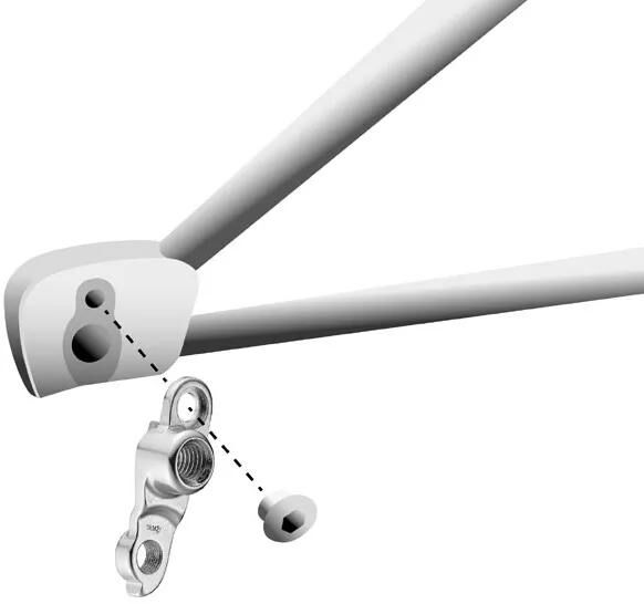 Load image into Gallery viewer, Union derailleurpad gh-187 direct mount m12x142 spoed 1.5
