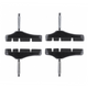 Cantilever remblokken mtb, per 4 stuks. 70mm .