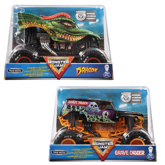 Monster jam die-cast monstertruck 1:24 assorti