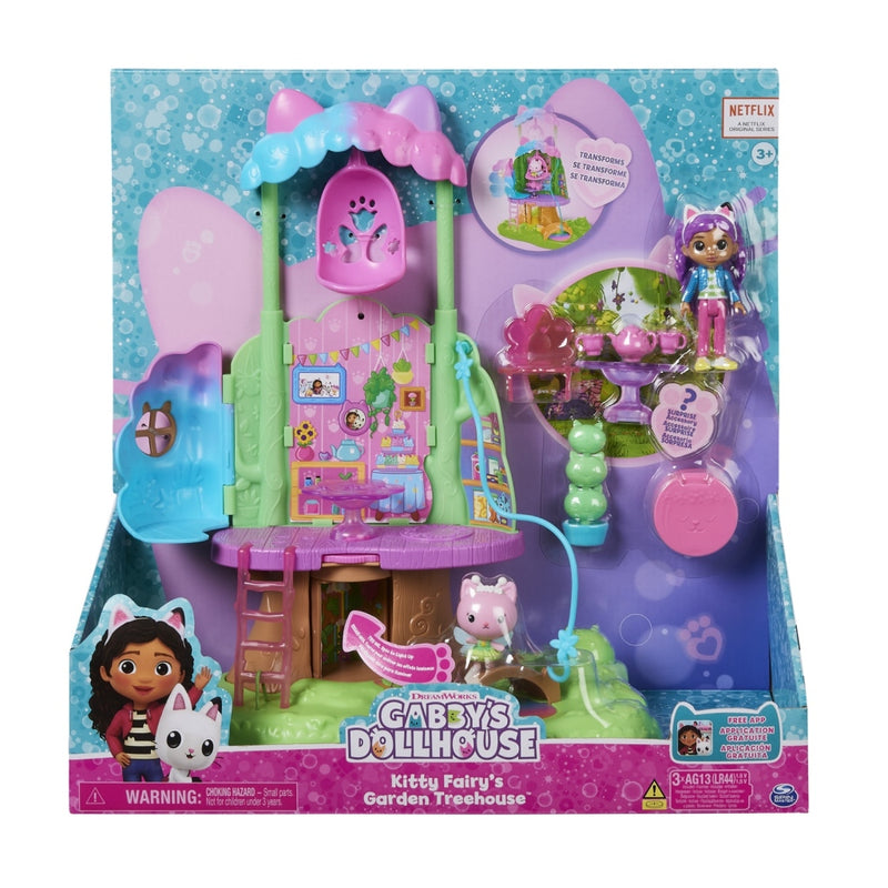 Load image into Gallery viewer, Gabby's dollhouse gabby #039;s dollhouse kittys fairys garden treehouse

