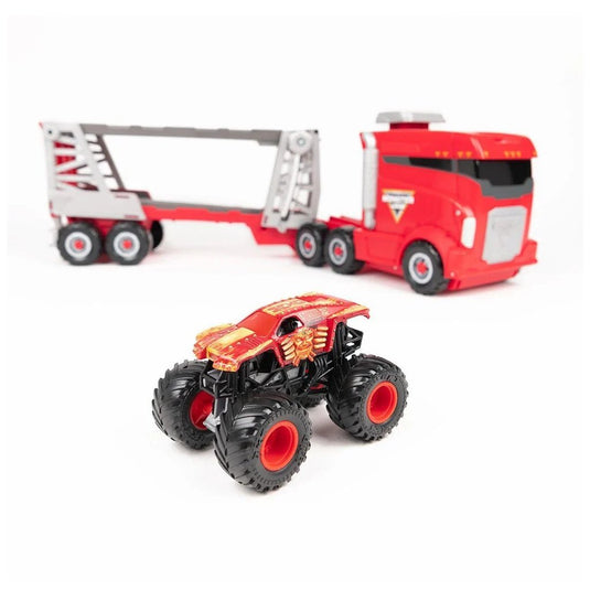 Monster jam transportwagen + monstertruck