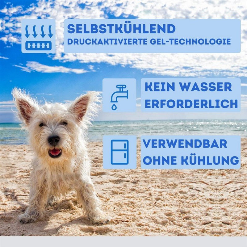 Load image into Gallery viewer, Nosli Nosli Zelfkoelende Koelmat voor Honden en Katten 50x90 cm IJsblauw
