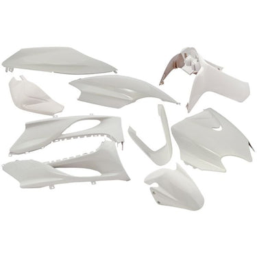 Edge plaatset 9-delig voor yamaha jog r mbk machg - metallic wit
