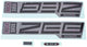 Rockshox decor set signatur series decal set rs zeb ult. black