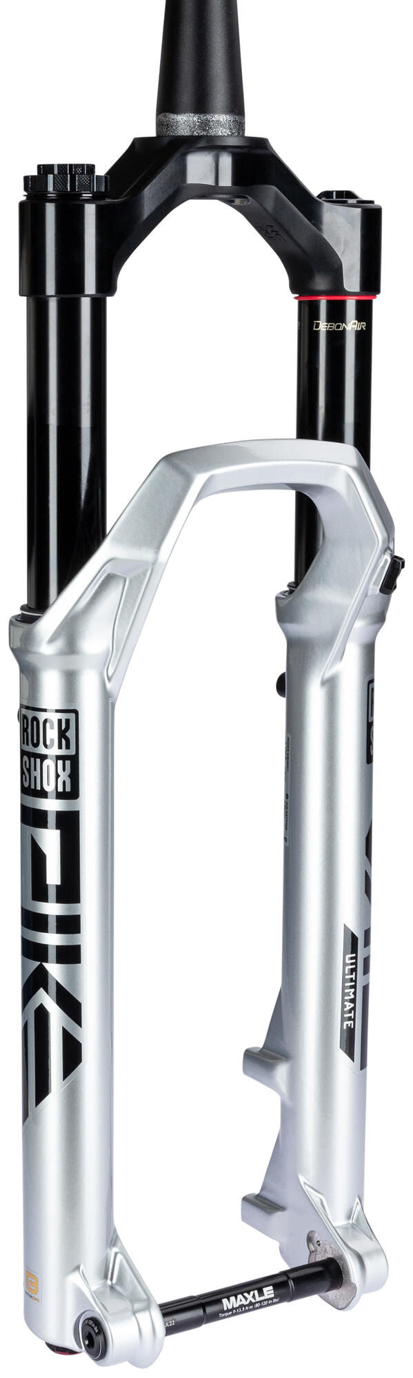 Load image into Gallery viewer, Rockshox verende voorvork pike ultimate rc2 27,5 boost susp.fork rs pike ult.rc2 27,5 120mm silver
