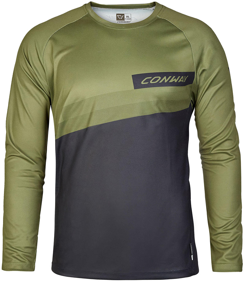 Load image into Gallery viewer, Conway shirt met lange mouwen ride tee ls jersey ride tee ls xl moss black
