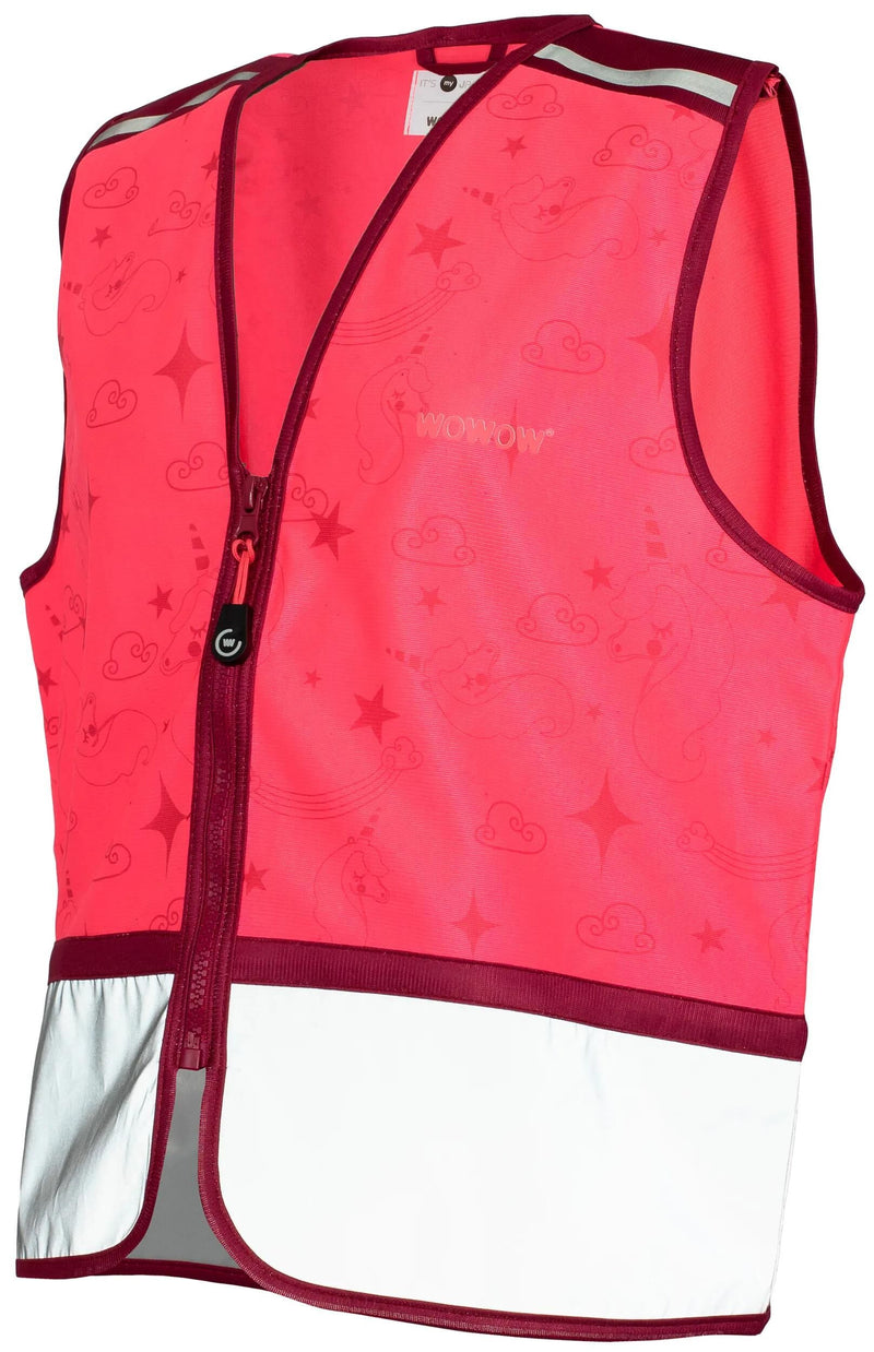 Load image into Gallery viewer, Wowow kinder veiligheidsvest zippy jacket pink reflective children zippy pink gr. m
