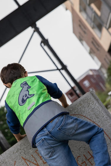 Wowow weste zippy jacket green reflective children zippy green gr. xs