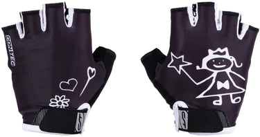 Contec kinderhandschoen girly ct glove girly black white - l