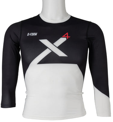 G-form langarmshirt youth pro-x4 longarm shirt youth pro x4 s m bl white