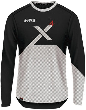 G-form langarmshirt pro-x4 longarm shirt pro x4 size s black white