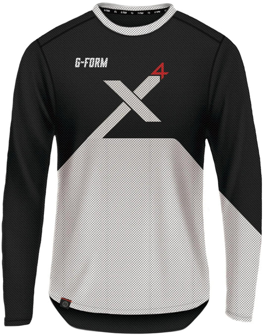 G-form langarmshirt pro-x4 longarm shirt pro x4 size s black white