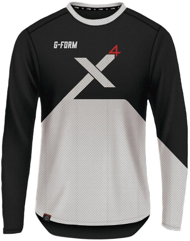 G-form langarmshirt pro-x4 longarm shirt pro x-4 size xl black white
