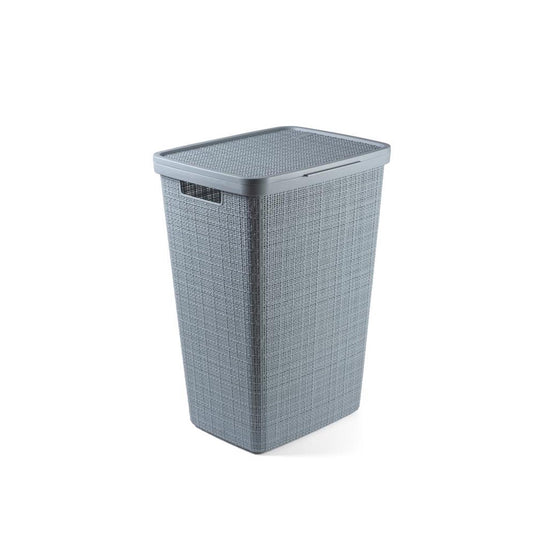 Curver jute wasbox 58l smokey grey