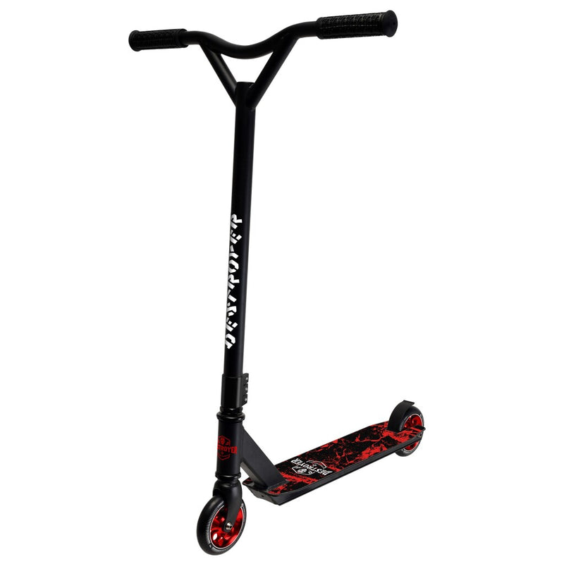 Load image into Gallery viewer, Street Surfing Street Surfing Stuntstep Destroy Red Lightning Zwart Rood
