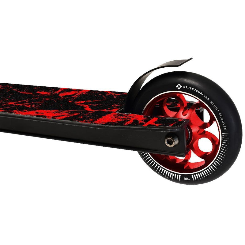 Load image into Gallery viewer, Street Surfing Street Surfing Stuntstep Destroy Red Lightning Zwart Rood
