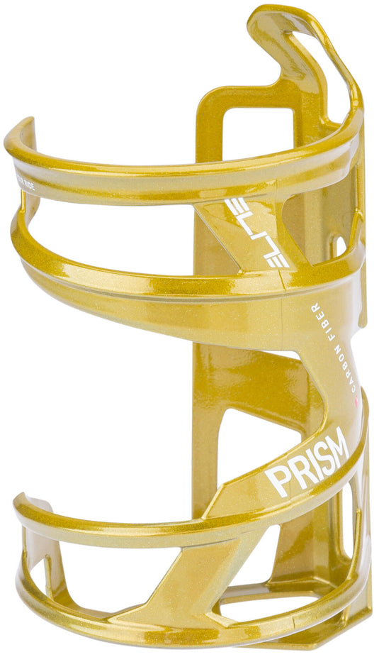 Elite bidonhouder prism carbon bottle cage prism carbon right gold metal