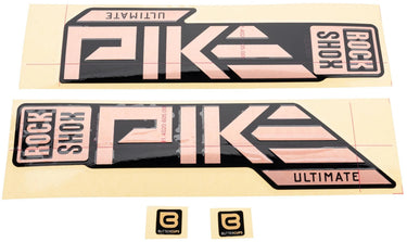 Rockshox dekor set decal set rs copper foil pike ult 27 29 matt-copp.