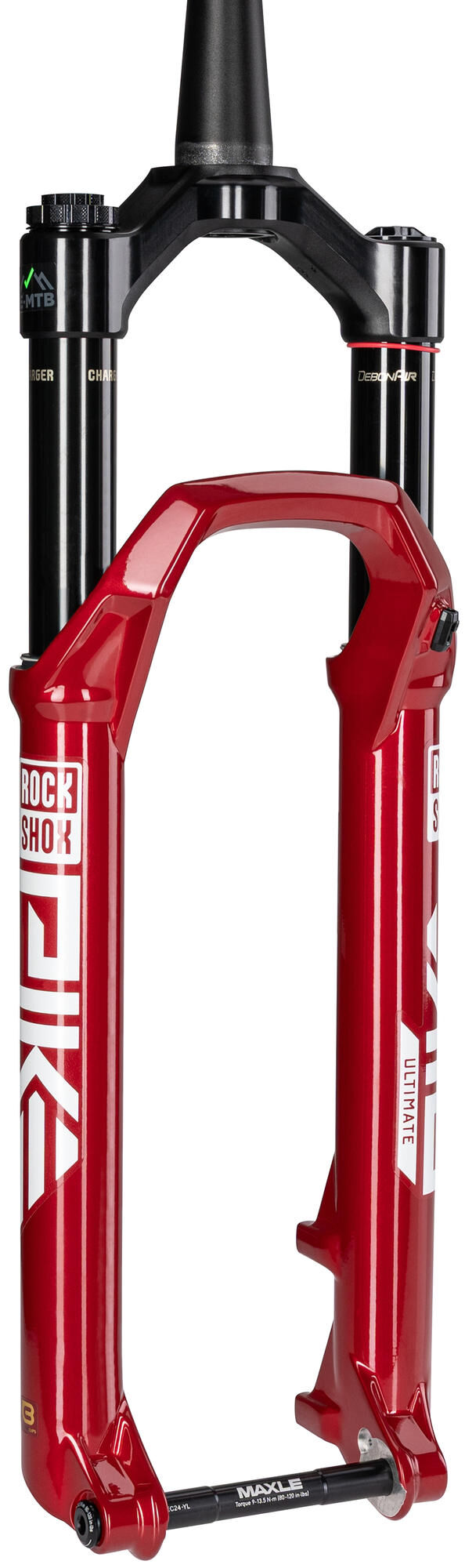 Load image into Gallery viewer, Rockshox verende voorvork pike ultimate rc2 susp.fork rs pike ult.rc2 27,5 + 29 red 120mm
