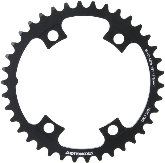 Stronglight kettingblad chain ring strongl. 38t inner alu black