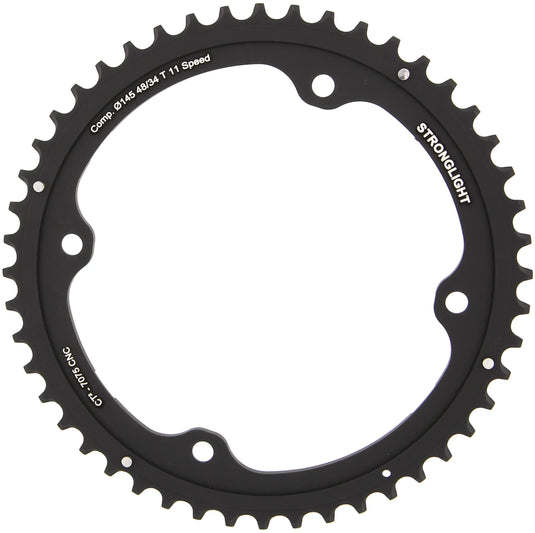 Stronglight kettenblatt ct2 chain ring strongl. ct2 48t outer cer.-tefl.coat.
