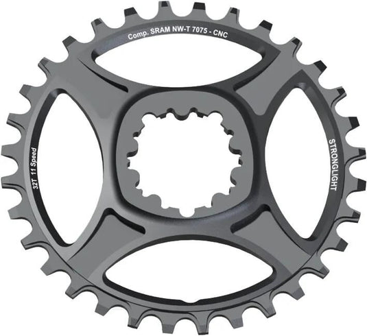 Stronglight kettingblad ht3 chain ring strongl.ht3 32t inner alu black