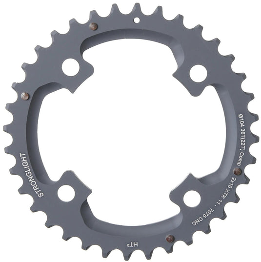 Stronglight kettingblad ht3 chain ring strongl. ht3 36t outer alu black