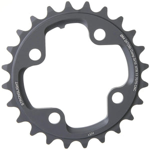 Stronglight kettingblad ht3 chain ring strongl. ht3 24t inner alu black