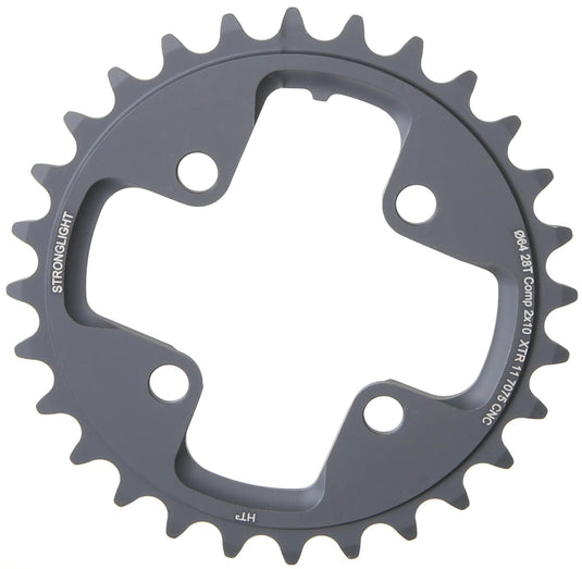 Stronglight kettenblatt ht3 chain ring strongl. ht3 28t inner alu black