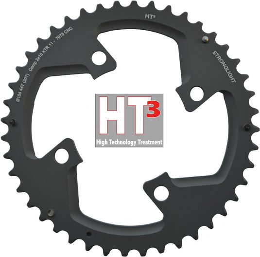 Stronglight kettenblatt ht3 chain ring strongl. ht3 30t inner alu black