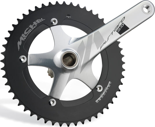 Miche kettenradgarnitur pistard 2.0 crankset pistard 2.0 48 teeth 165mm sil.
