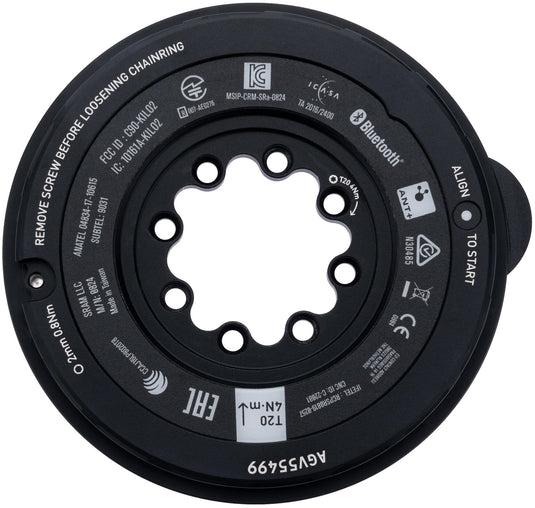 Sram crank-ster powermeter eagle axs transmissie spider pm eagle axs tr. 8 screws