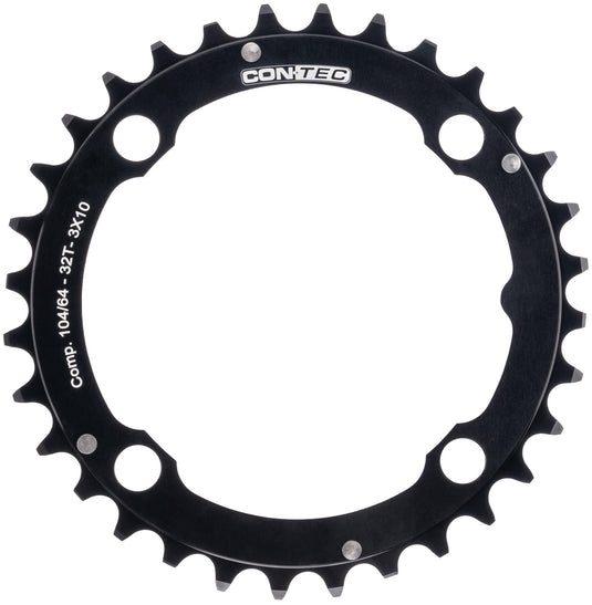 Contec kettingblad c.drive ct chain ring c.drive 32t 104mm black