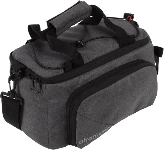 Atranvelo gepäckträgertasche zap avs trunk bag at.velo zap avs grey black