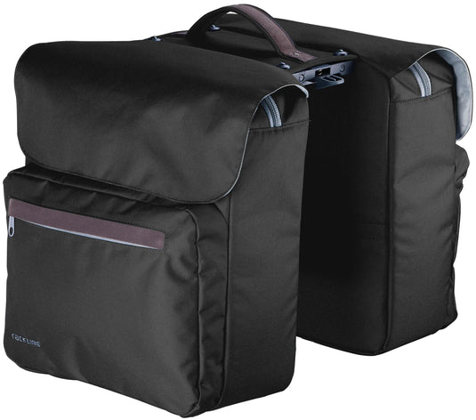 Racktime doppeltasche ture double bag ture carbon black