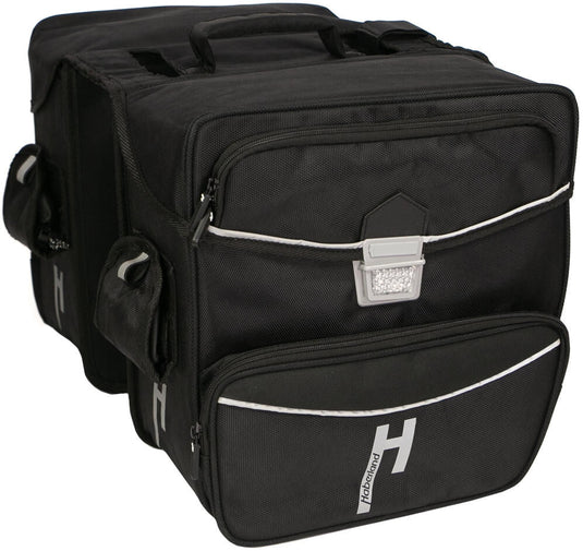 Haberland dubbele tas touring max twin bags touring td6400 black,33l