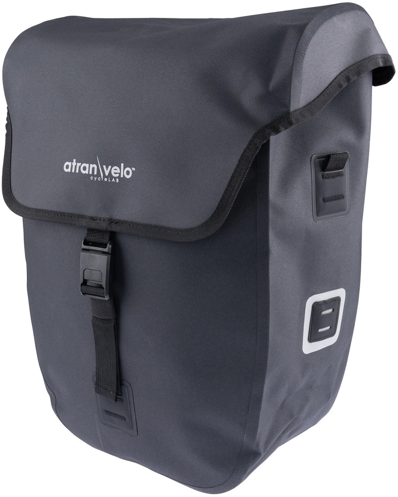 Load image into Gallery viewer, Atranvelo pakaftas commuter side single bag at.velo commuter side black
