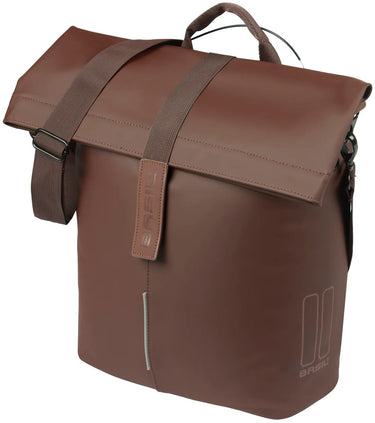 Basil fietsshopper city mik studs 14-16 liter 11 x 29 x 36 cm - bruin