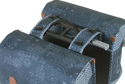Basil dubbele tas boh�me mik 35l indigo