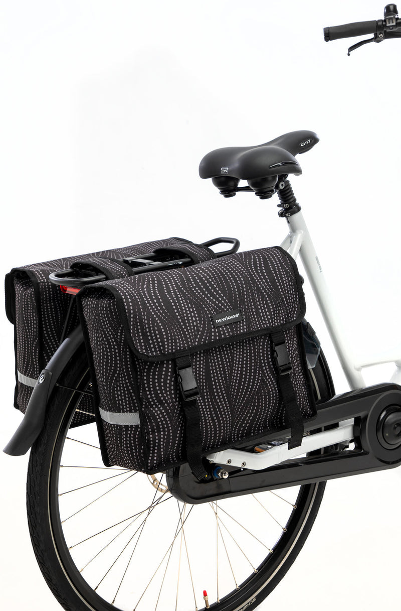 Load image into Gallery viewer, Newlooxs Tas New Fiori Double Dubbel | Alma | Black
