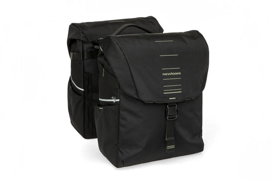 Newlooxs new looxs vigo 536.155mik2 zwart groen dubbeltas mik 40l