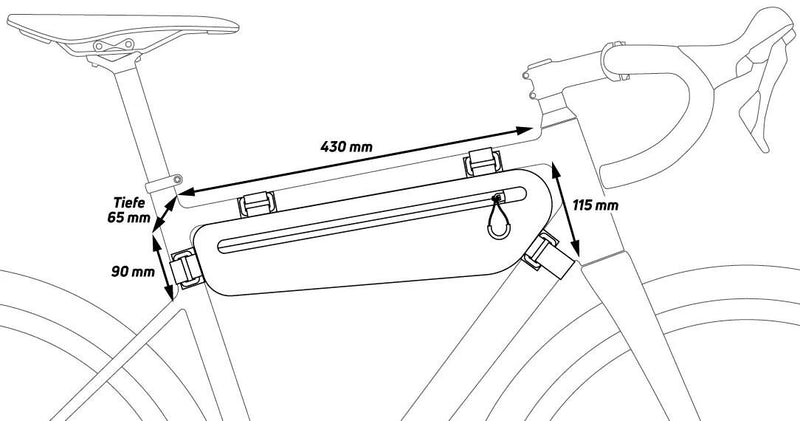 Load image into Gallery viewer, Zéfal tasche z adventure c-serie frame bag z adventure c3 3,3l
