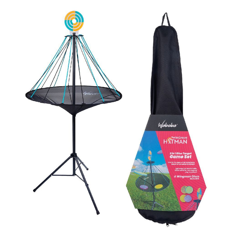 Load image into Gallery viewer, Waboba wingman hitman 2in1 disc target set
