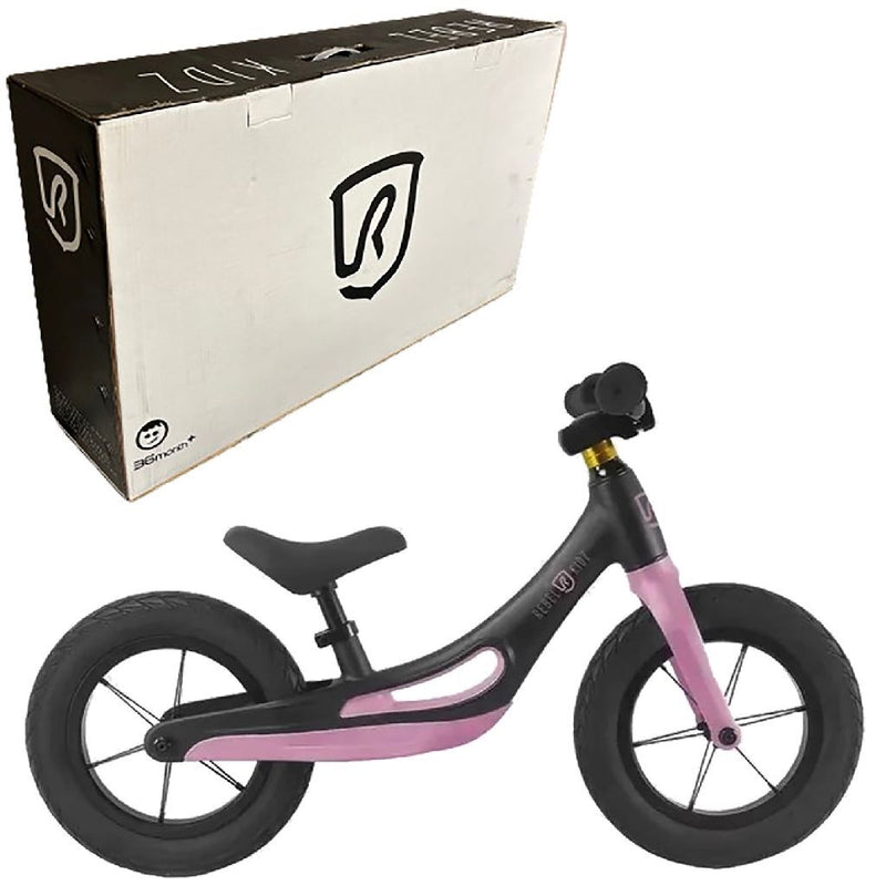 Rebel kidz loopfiets zwart roze
