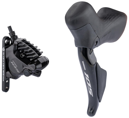 Shimano 105 di2 st-r7170+br-r7170 2-speed disc brake front
